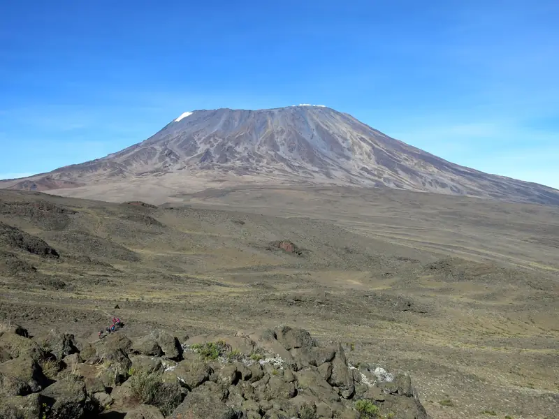 Kibo cone seen from the Shira Plateau