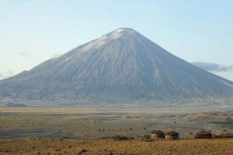 Oldoinyo Lengai Active Volcano Mountain