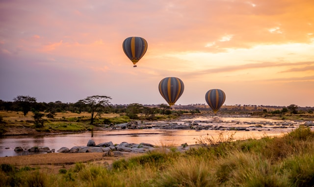 Hot Air Balloon flights in Serengeti National Park